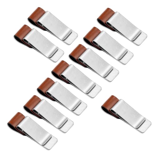 Stiftehalter aus Metall, mit Clips, Notizbuchhalter, Hülsen-Clips für Notizbuch, 10 Stück Stiftehalter aus Metall, mit Clips, Notizbuchhalter, Hülsen-Clips für Notizbuch, 10 Stück von Morain