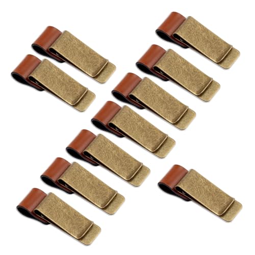 Stiftehalter aus Metall, mit Clips, Notizbuchhalter, Hülsen-Clips für Notizbuch, 10 Stück Stiftehalter aus Metall, mit Clips, Notizbuchhalter, Hülsen-Clips für Notizbuch, 10 Stück von Morain