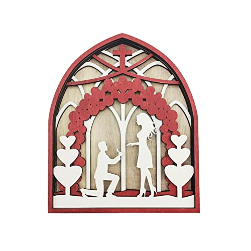Tischschmuck aus Holz, für den Schreibtisch, kleine Hochzeit, Party, Dekoration, Fensterdekoration, Heimdekoration, Holz-Schatz, Tischdekorationen Tischschmuck aus Holz, für den Schreibtisch, kleine Hochzeit, Party, Dekoration, Fensterdekoration, Heimdekoration, Holz-Schatz, Tischdekorationen von Morain