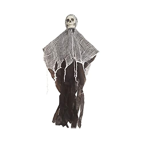 Totenkopf für Kopf Gaze Halloween Hängender Totenkopf Charm Anhänger Gruselig für Puppe Halloween Hängend von Morain