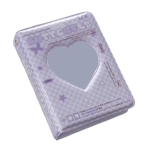 Tragbares 3 Zoll Kartenalbum Herz Gehorfen Design Fotohalter Mit 40 Pocket Photocard Binder Für Schüler Und Erwachsene Tragbare Fotoalbum Tragbares 3 Zoll Kartenalbum Herz Gehorfen Design Fotohalter Mit 40 Pocket Photocard Binder Für Schüler Und Erwachsene Tragbare Fotoalbum von Morain