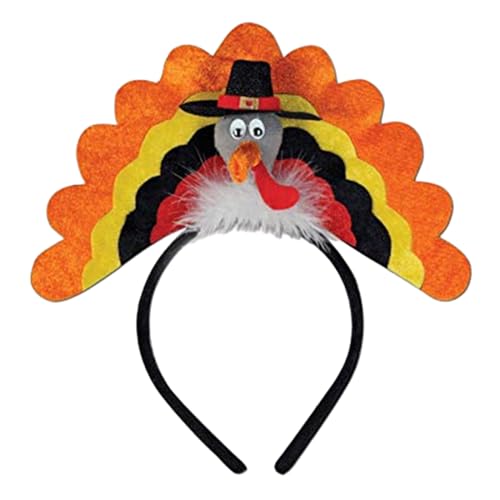 Türkei-Stirnband für alle Altersgruppen, Festival-Dekoration, festlicher Party-Kopfschmuck für Familientreffen, kreative Thanksgiving-Dekoration Türkei-Stirnband für alle Altersgruppen, Festival-Dekoration, festlicher Party-Kopfschmuck für Familientreffen, kreative Thanksgiving-Dekoration von Morain