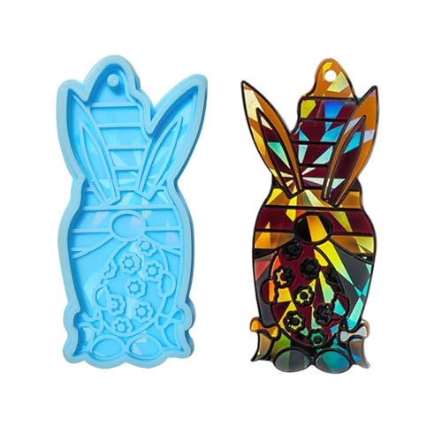 Vielseitig Gnomförmige Form Resuzierbares Silikongussform Osterthema Schlüsselketten Ornamentsformen Für Enthusiast von Morain