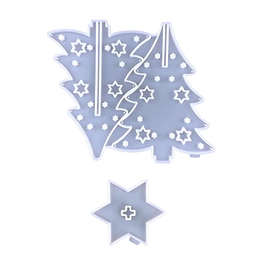 Weihnachtsbaumharzformen Set Weihnachtsbaum Silikon Epoxidharzgussformen Für Bastel Tisch Dekoration Wohnkultur Weihnachtsbaumharzformen Set Weihnachtsbaum Silikon Epoxidharzgussformen Für Bastel Tisch Dekoration Wohnkultur von Morain