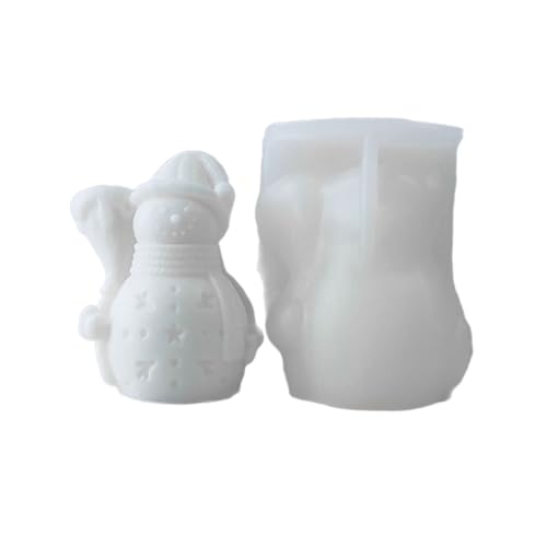 Weihnachtsharz Schimmel Schneemann Duft Kerze Silikon Formen Weihnachtsmann Aromatherapys Harzformen Home Party Dekore von Morain