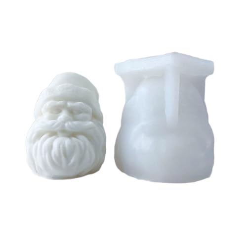 Weihnachtsharz Schimmel Schneemann Duft Kerze Silikon Formen Weihnachtsmann Aromatherapys Harzformen Home Party Dekore von Morain