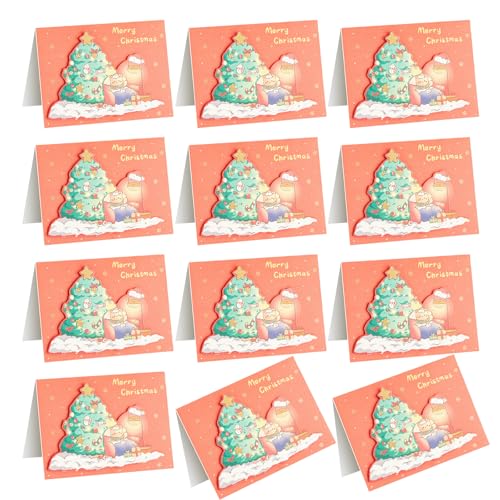 Weihnachtskarten, Winterurlaub, 9,1 x 12,7 cm, Weihnachtsgruß für Familie, Freunde, Neujahrskarten, 30 Stück Weihnachtskarten, Winterurlaub, 9,1 x 12,7 cm, Weihnachtsgruß für Familie, Freunde, Neujahrskarten, 30 Stück von Morain