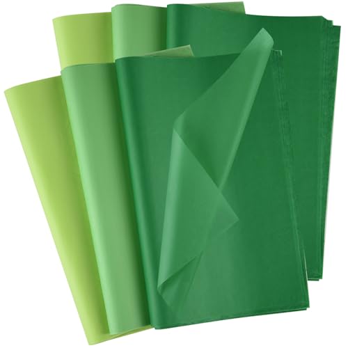 Morcheiong 120 Blatt Grünes Seidenpapier, Kunst-Geschenkverpackung, Seidenpapier, Großpackung, Geschenkverpackung, für DIY, Geburtstag, Hochzeit, Urlaub, Handwerk, Dekoration, Party, Festival Morcheiong 120 Blatt Grünes Seidenpapier, Kunst-Geschenkverpackung, Seidenpapier, Großpackung, Geschenkverpackung, für DIY, Geburtstag, Hochzeit, Urlaub, Handwerk, Dekoration, Party, Festival von Morcheiong
