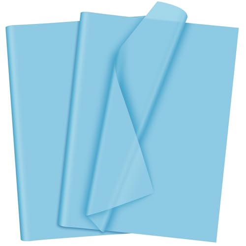 Morcheiong 120 Blatt blaues Seidenpapier, Kunst-Geschenkverpackung, Seidenpapier, Großpackung, Geschenkverpackung, für Bastelarbeiten, Blumen, Geburtstag, Party, Festival, 50 x 37 cm Morcheiong 120 Blatt blaues Seidenpapier, Kunst-Geschenkverpackung, Seidenpapier, Großpackung, Geschenkverpackung, für Bastelarbeiten, Blumen, Geburtstag, Party, Festival, 50 x 37 cm von Morcheiong