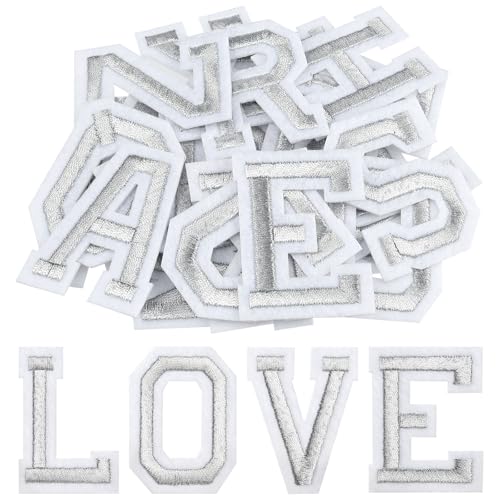 Morcheiong Aufnäher zum Aufbügeln mit Buchstaben A-Z, 5,1 cm, bestickt, Alphabet, für Kleidung, Hosen, Hüte, Taschen, 78 Stück Morcheiong Aufnäher zum Aufbügeln mit Buchstaben A-Z, 5,1 cm, bestickt, Alphabet, für Kleidung, Hosen, Hüte, Taschen, 78 Stück von Morcheiong
