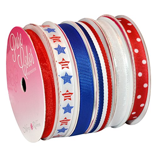 Morex Ribbon 6-Pack Sweet Petite, Patriotic Morex Ribbon 6-Pack Sweet Petite, Patriotic von Morex Ribbon