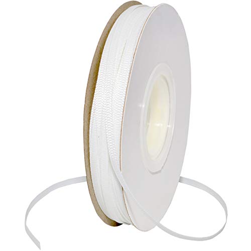 Morex Ribbon 066 Ripsband, 0,3 cm x 45,7 m, Weiß von Morex Ribbon
