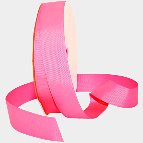 Morex Ribbon 067 Ripsband, Neon, 3,8 cm x 91,4 m, Shocking Pink von Morex Ribbon