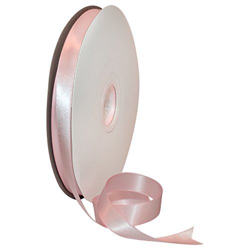Morex Ribbon 08816/00-117 Doppelseitiges Satinband, 1,6 cm x 91,4 m, hellrosa Band für Geschenkverpackungen, Geschenkkarten, Satinkleid, Seidenbänder zum Basteln, Hochzeitsgeschenke Morex Ribbon 08816/00-117 Doppelseitiges Satinband, 1,6 cm x 91,4 m, hellrosa Band für Geschenkverpackungen, Geschenkkarten, Satinkleid, Seidenbänder zum Basteln, Hochzeitsgeschenke von Morex Ribbon