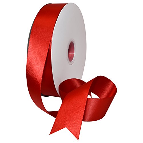 Morex Ribbon 08838/00-250 Doppelseitiges Satinband, 3,8 cm x 91,4 m, rotes Band für Geschenkverpackungen, Geschenkkarten, Satinkleid, Seidenbänder zum Basteln, Hochzeitsgeschenke Morex Ribbon 08838/00-250 Doppelseitiges Satinband, 3,8 cm x 91,4 m, rotes Band für Geschenkverpackungen, Geschenkkarten, Satinkleid, Seidenbänder zum Basteln, Hochzeitsgeschenke von Morex Ribbon