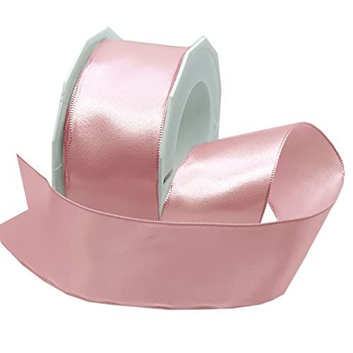Morex Ribbon 09609/10-204 Satin mit Draht Band, Polyester, Blush, 1-1/2 inch by 10 yards, 9 Meter von Morex Ribbon