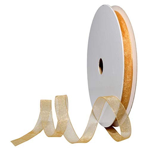 Morex Ribbon 918 Organdy Band, Nylon, gold, 3/8 inch by 100 yards von Morex Ribbon