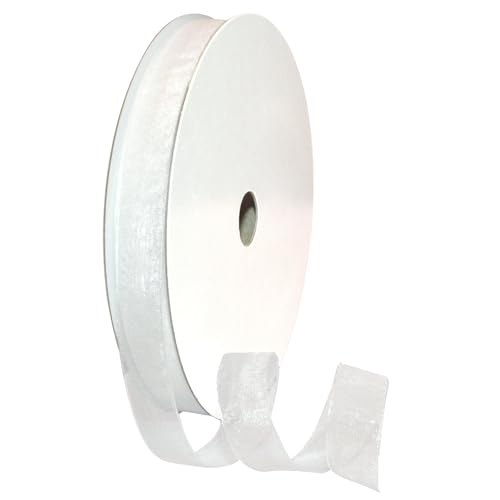 Morex Ribbon 91803/100-601 Organdy Nylonband, 1,6 cm x 91,4 m, Frostweiß Morex Ribbon 91803/100-601 Organdy Nylonband, 1,6 cm x 91,4 m, Frostweiß von Morex Ribbon