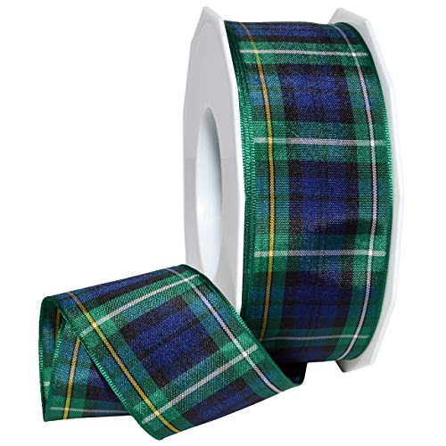 Morex Ribbon 97540/25-02 Edinburgh Band, 100% Polyester, Campbell Tartan, 1.5 inches by 27 yards, 24 Meter Morex Ribbon 97540/25-02 Edinburgh Band, 100% Polyester, Campbell Tartan, 1.5 inches by 27 yards, 24 Meter von Morex Ribbon