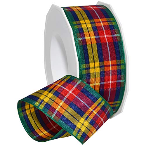 Morex Ribbon 97540/25-05 Edinburgh Band, 100% Polyester, Buchanan, 1.5 inches by 27 yards, 24 Meter von Morex Ribbon