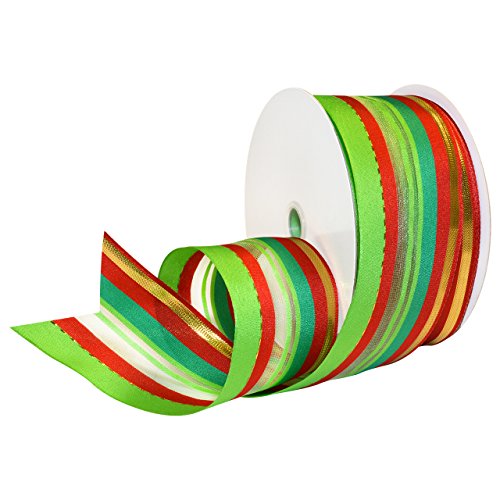 Morex Ribbon Deco Holiday Ribbon, 2.5" x 50 Yd von Morex Ribbon
