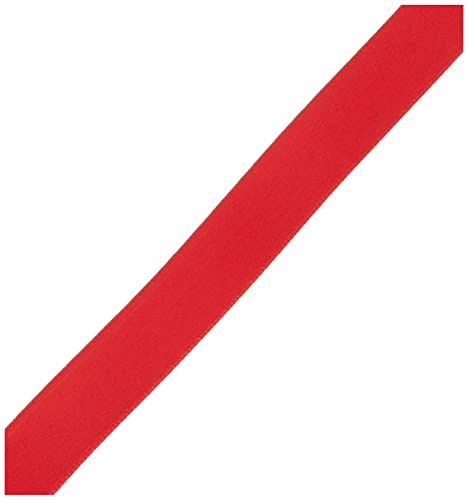 Morex Ribbon 08816/50-250 doppelseitiges Satin-Polyesterband, 1,6 cm x 45,7 m, Rot von Morex Ribbon