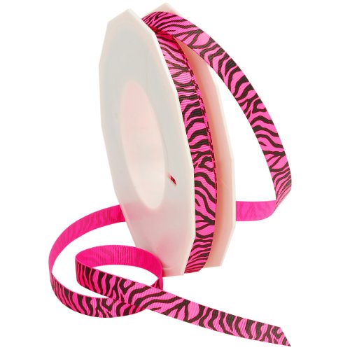 Morex Ribbon Neon-Zebra-Ripsband, 0,9 cm x 20 m, Shocking Pink Morex Ribbon Neon-Zebra-Ripsband, 0,9 cm x 20 m, Shocking Pink von Morex Ribbon