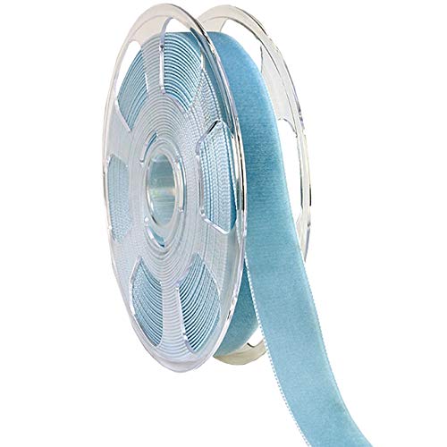 Morex Ribbon Nylvalour Velvet Ribbon Stoff, Polyester, Blaue Note, 7/8"" x 11 Yd Morex Ribbon Nylvalour Velvet Ribbon Stoff, Polyester, Blaue Note, 7/8"" x 11 Yd von Morex Ribbon