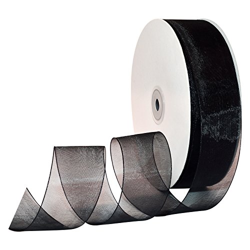Morex Ribbon Organdy Ribbon, 1 1/2-Inch by 100-Yard, Black von Morex Ribbon