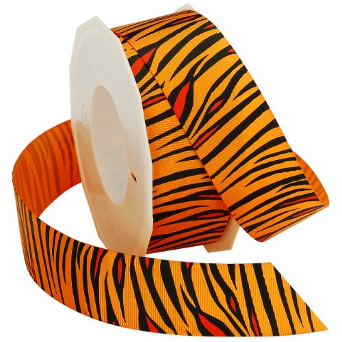 Morex Ribbon Tiger Ripsband, 3,8 cm x 20 m, Orange von Morex Ribbon