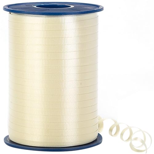 Morex Ringelband, 0,9 cm, 457,7 m, für Geschenkverpackungen, Ballonschnur, Geburtstagsfeiern, Feiertage, Dekorationen, elfenbeinfarben Morex Ringelband, 0,9 cm, 457,7 m, für Geschenkverpackungen, Ballonschnur, Geburtstagsfeiern, Feiertage, Dekorationen, elfenbeinfarben von Morex Ribbon