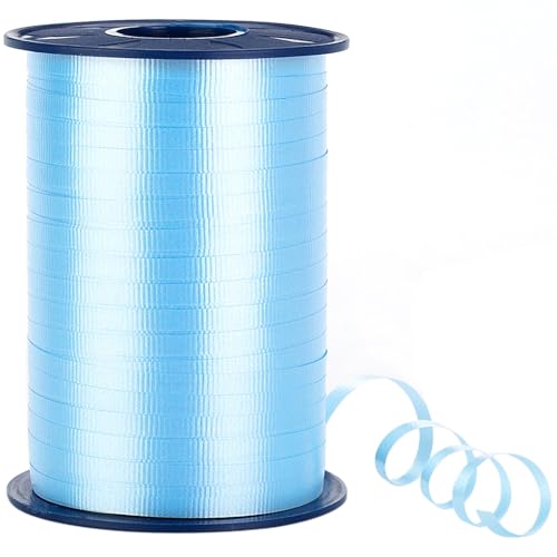 Morex Ringelband, 3/16 Zoll, 457 m, für Geschenkverpackungen, Ballonschnur, Geburtstagsfeiern, Feiertage, Dekorationen, Hellblau Morex Ringelband, 3/16 Zoll, 457 m, für Geschenkverpackungen, Ballonschnur, Geburtstagsfeiern, Feiertage, Dekorationen, Hellblau von Morex Ribbon