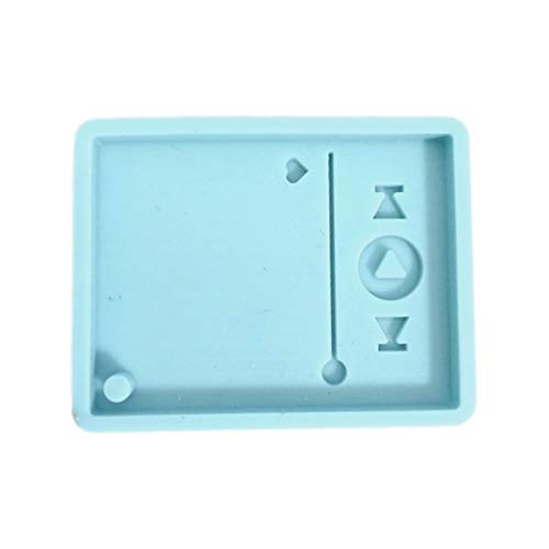 Morningmo Glänzende Epoxidharz-Spieler-Form Schlüsselanhänger Silikonformen DIY Handwerk Polymer Morningmo Glänzende Epoxidharz-Spieler-Form Schlüsselanhänger Silikonformen DIY Handwerk Polymer von Morningmo