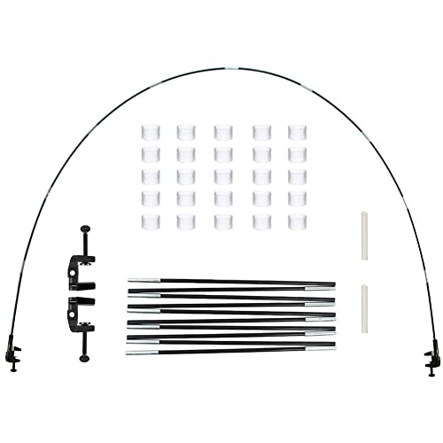 Tischballonbogen-Kit 12ft, Ballonbogenständer für verschiedene Tischgrößen Party-Hintergrunddekoration für Geburtstag Hochzeit Abschlussfeier Babyparty Junggesellenabschied Globos Ballonzubehör von Morofme