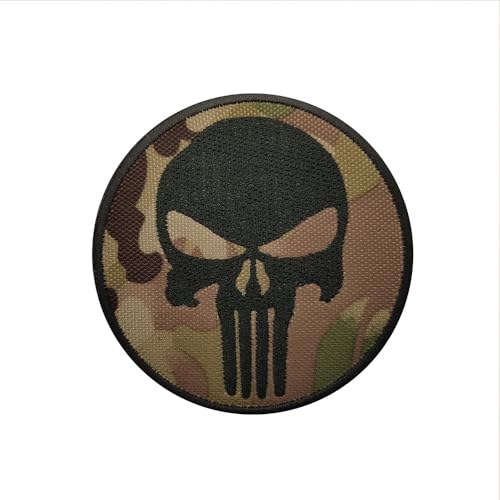 5 Pack, Deutsche Flagge Patches Klett Punisher Patches Für Taktische Militär Kleidung Rucksack Baseballkappe Uniform Weste Hundegeschirr Patch (1 Pack Deutsche) von Morpome