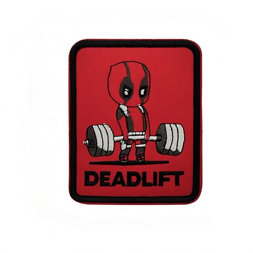 Deadlift Fitness Aufnäher Moral Patches Klett Stickerei Klettverschluss Für Taktische Kleidung Rucksack Baseballkappe Uniform Weste Hundegeschirr von Morpome