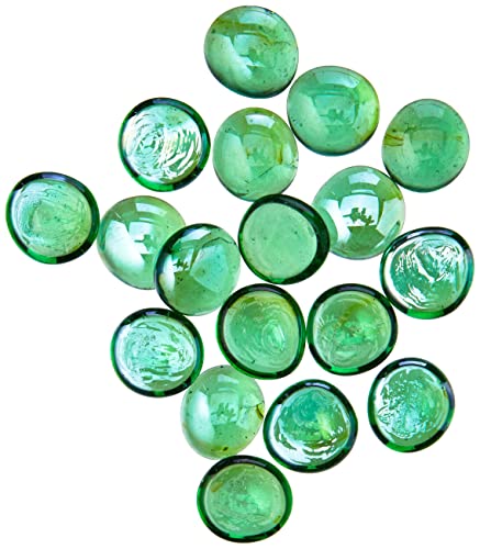 MosaixPro Glasperlen, 18-20 mm, 100 g, Grün, glänzend, 20 Stück von MosaixPro