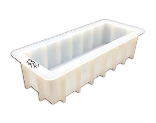 Mose Cafolo Silikonform für Kastenseife, rechteckig, 25,4 cm, Weiß, zum Basteln von Mose Cafolo