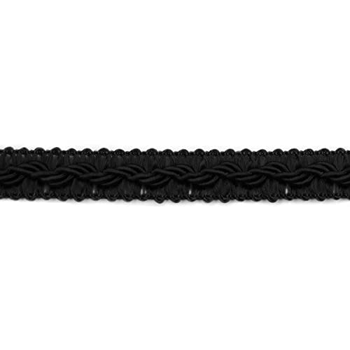 (DE) ab 10m Posamentenborte 1,2cm breit Farbe schwarz Schmuckband Spitze Bordüre Dekoborte Posamentenborte Bänder von Mosel Avenue Art & Gobelin Studio