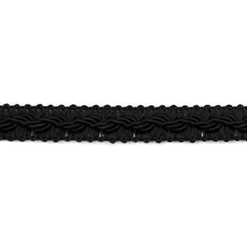 (DE) ab 10m Posamentenborte 1,2cm breit Farbe schwarz Schmuckband Spitze Bordüre Dekoborte Posamentenborte Bänder von Mosel Avenue Art & Gobelin Studio