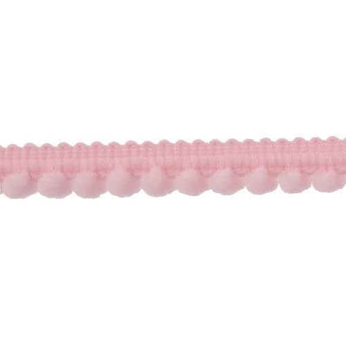25 m Mini Bommelborte breite 10 mm breit Farbauswahl (ab 0,35 €/m) Pompomband Pompons DE (Rosa) von Mosel Avenue Art & Gobelin Studio