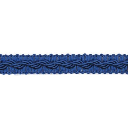 3 Meter Dekoborte 1,2 cm breit Farbe blau Schmuckband Spitze Bordüre Borte Posamentenborte Fransen von Mosel Avenue Art & Gobelin Studio