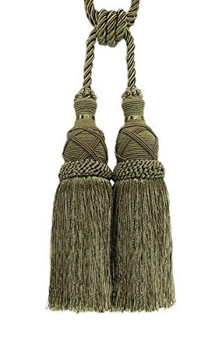Mosel Avenue Art & Gobelin Studio Doppel Raffhalter Doppelquaste 20 cm mit Kordel 60 cm Farbe Grün Olive Quaste Gardinenhalter Quaste Raffhalter Mosel Avenue Art & Gobelin Studio Doppel Raffhalter Doppelquaste 20 cm mit Kordel 60 cm Farbe Grün Olive Quaste Gardinenhalter Quaste Raffhalter von Mosel Avenue Art & Gobelin Studio