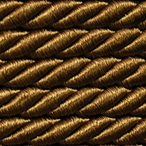 Mosel Avenue Studio: 5 m Hochwertige Satinkordel 8 mm breit Bronze Dekokordel Flechtschnur Atlaskordel Atlasschnur Kordel Schnur Dekoration Handarbeit DIY-Projekte von Mosel Avenue Art & Gobelin Studio