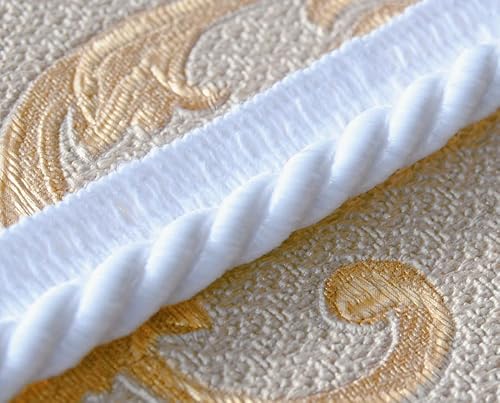ab 5m Dekokordel Ø 7mm Farbe Weiß Satinschnur Flechtschnur Möbelordel Schnur f. Kissen DIY (DE) von Mosel Avenue Art & Gobelin Studio