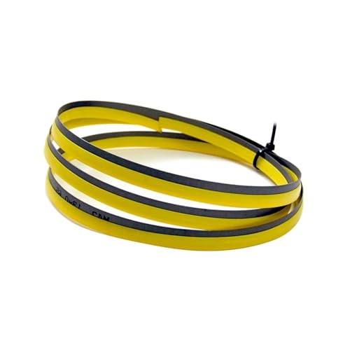 3 Stück Bandsägeblätter M42 Bi-Metall 1140 x 13 x 0,65 mm (44-7/8" x 1/2" 0,025") 4 6 14 24 TPI for Schneiden von Metallen(6 TPI) von Mostpin
