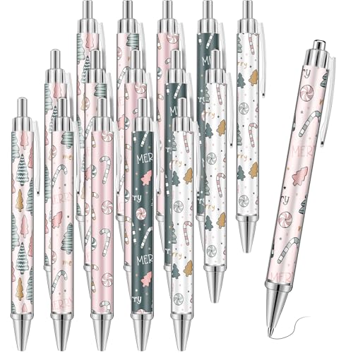 Motipuns 100 Stück Weihnachts-Kugelschreiber, niedlicher Nussknacker, Süßigkeiten, Weihnachtsmann, Schneemann, Weihnachtsstifte, Geschenke, Großpackung für Weihnachtsbaumdekoration, Büro, Zuhause Motipuns 100 Stück Weihnachts-Kugelschreiber, niedlicher Nussknacker, Süßigkeiten, Weihnachtsmann, Schneemann, Weihnachtsstifte, Geschenke, Großpackung für Weihnachtsbaumdekoration, Büro, Zuhause von Motipuns