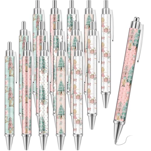 Motipuns 100 Stück Weihnachts-Kugelschreiber, niedlicher Nussknacker, Süßigkeiten, Weihnachtsmann, Schneemann, Weihnachtsstifte, Geschenke, Großpackung für Weihnachtsbaumdekoration, Büro, Zuhause Motipuns 100 Stück Weihnachts-Kugelschreiber, niedlicher Nussknacker, Süßigkeiten, Weihnachtsmann, Schneemann, Weihnachtsstifte, Geschenke, Großpackung für Weihnachtsbaumdekoration, Büro, Zuhause von Motipuns