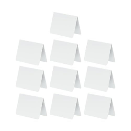 MotiveTech 10 Stück Acryl-Kreidetafel-Schilder in für Lebensmittel, Nachrichtentafel-Schilder, kleine -Kreidetafeln für Hochzeiten und Partys, Weiß MotiveTech 10 Stück Acryl-Kreidetafel-Schilder in für Lebensmittel, Nachrichtentafel-Schilder, kleine -Kreidetafeln für Hochzeiten und Partys, Weiß von MotiveTech