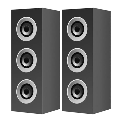 MotiveTech 2er Pack Wiederverwendbare Partygeschenkboxen in Lautsprecherform, Einfach Zusammenzubauende Tafelaufsatzboxen, Überraschungsboxen für Partydekoration von MotiveTech
